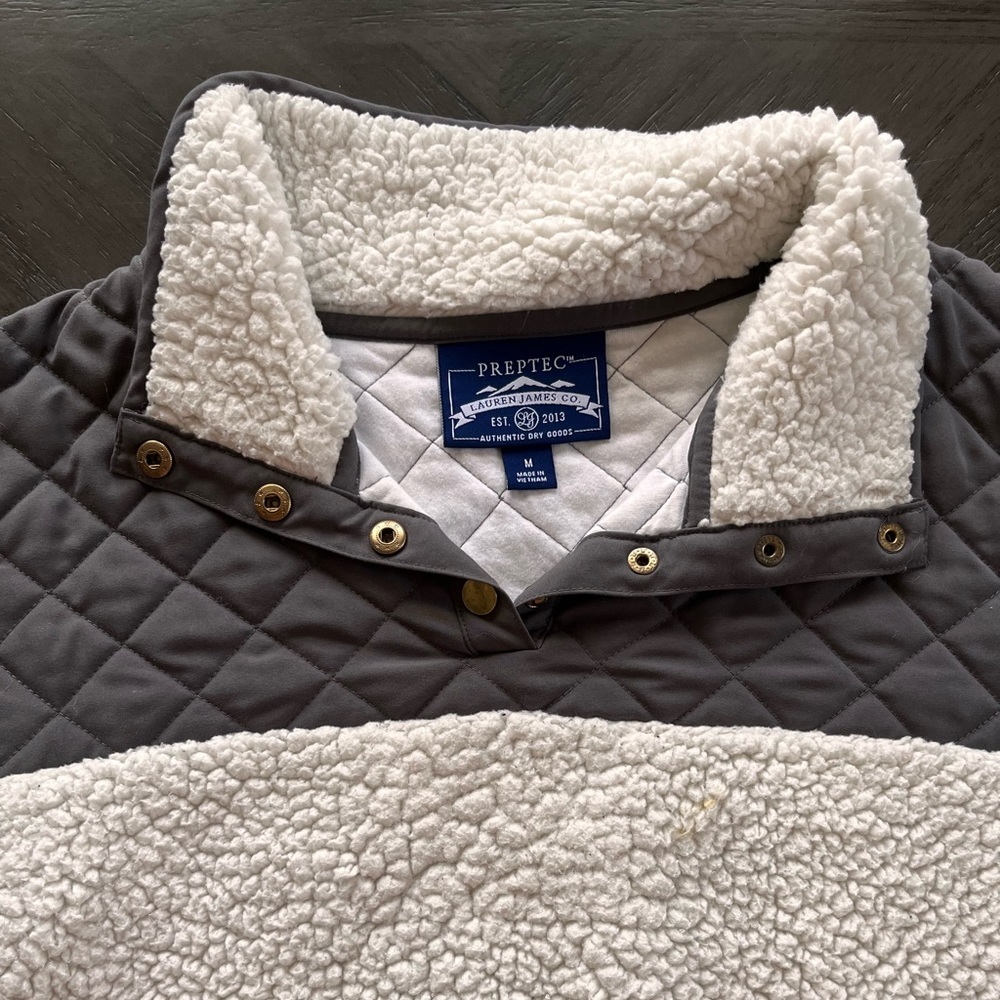 Lauren James Quarter Button Pullover - image 2